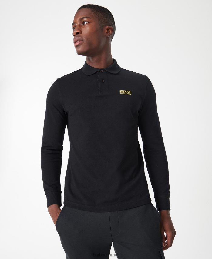 Barbour הצי הבינלאומי גברים חולצת פולו בינלאומית עם שרוולים ארוכים R86Z6X662 הַלבָּשָׁה