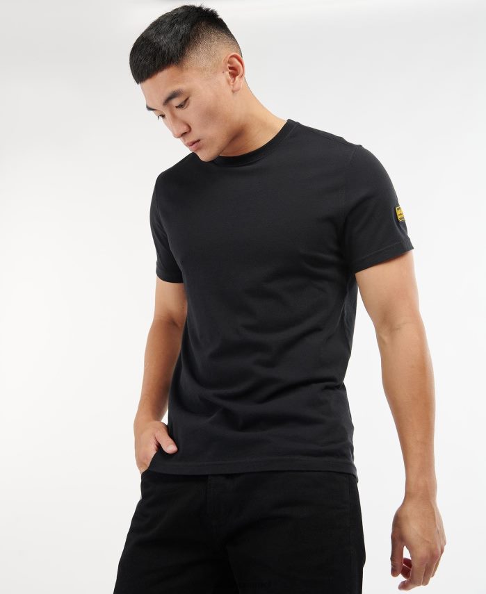 Barbour ירוק יער גברים לעצב חולצת טריקו בינלאומית R86Z6X756 הַלבָּשָׁה