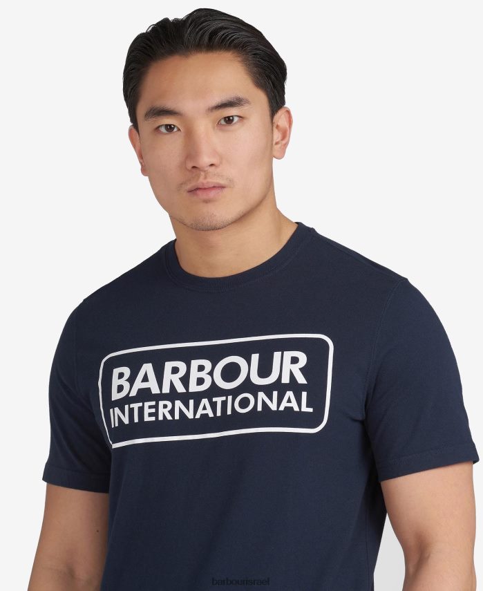 Barbour לבן גברים חולצת טריקו בינלאומית חיונית לוגו גדול R86Z6X896 הַלבָּשָׁה