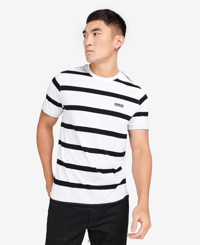 Barbour אופק כחול גברים חולצת טריקו פסים קוביין R86Z6X913 הַלבָּשָׁה