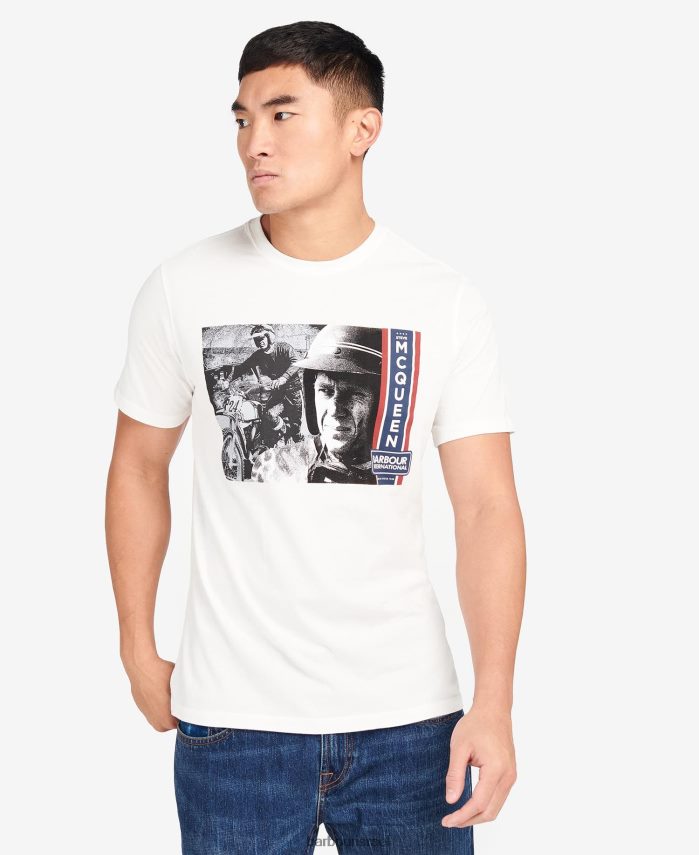 Barbour שמיים חיוורים גברים חולצת טריקו גרפית של האריס R86Z6X969 הַלבָּשָׁה