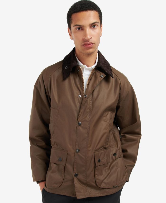Barbour לִנְבּוּחַ גברים מעיל שעווה של bedale R86Z6X30 הַלבָּשָׁה