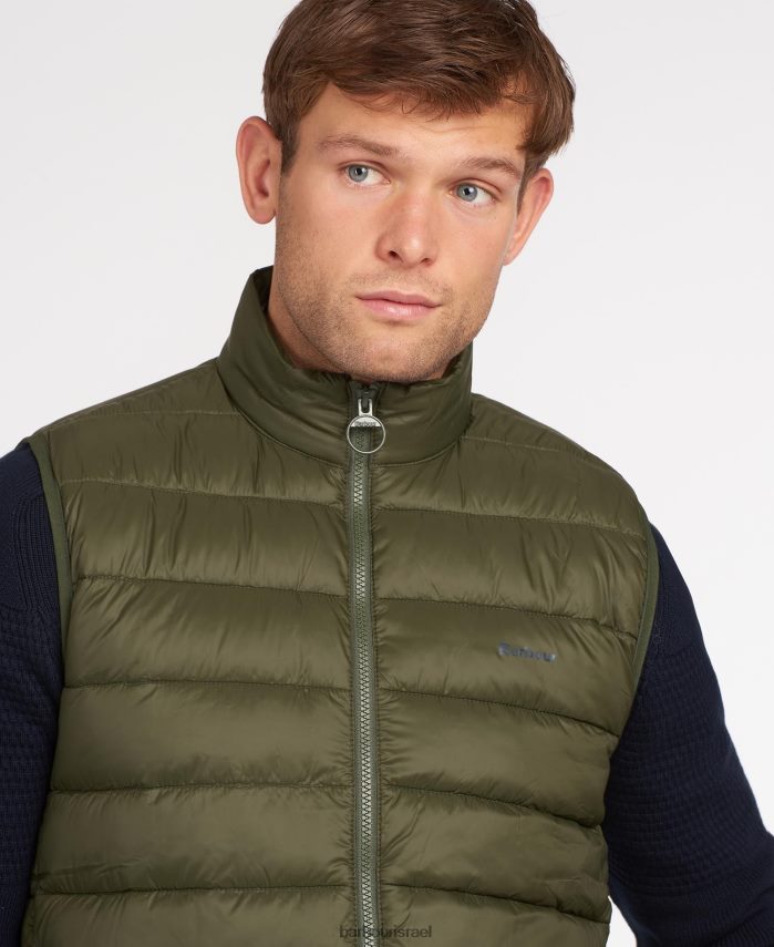 Barbour זית גברים brettby gilet R86Z6X231 הַלבָּשָׁה
