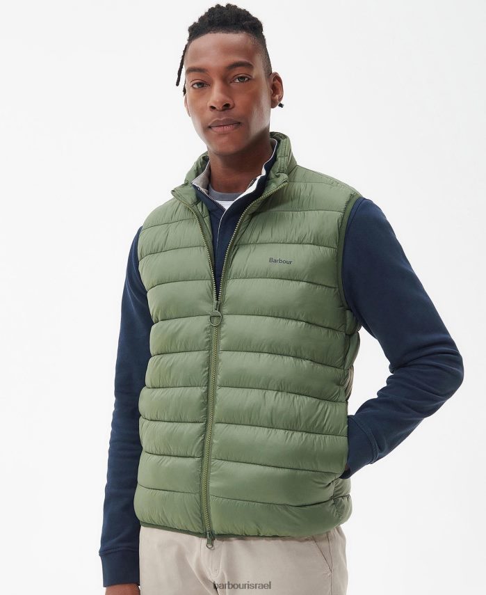Barbour אוליבין גברים brettby quilted gilet R86Z6X245 הַלבָּשָׁה
