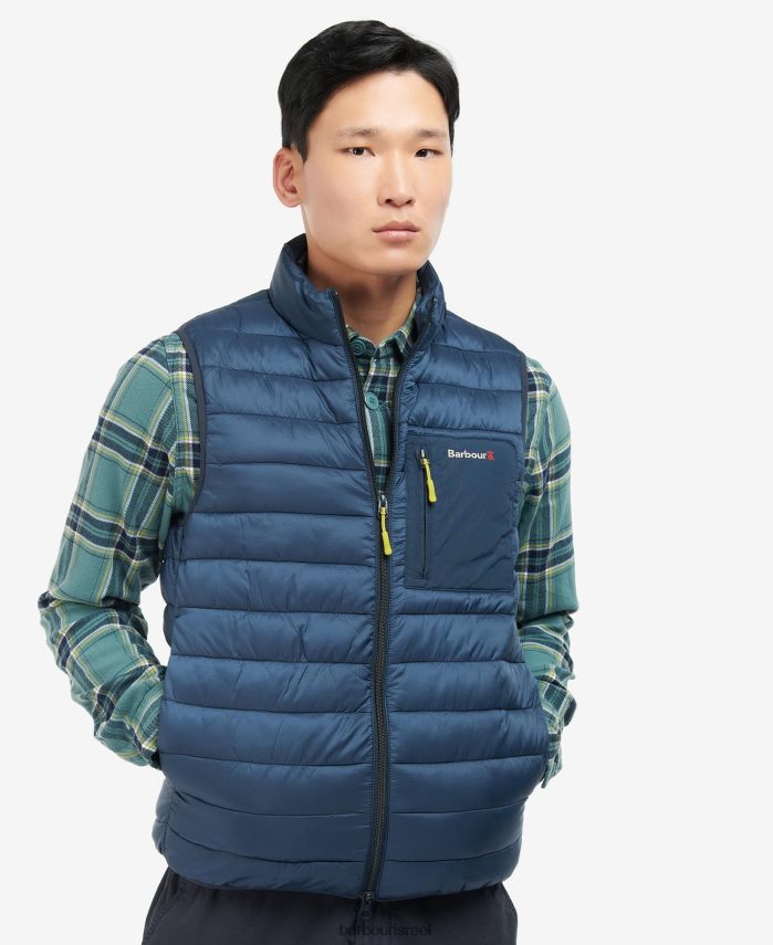 Barbour חיל הים הקלאסי גברים burnall gilet R86Z6X268 הַלבָּשָׁה