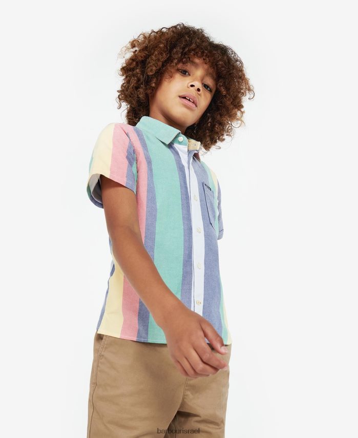 Barbour chambray בנים חולצת דייל R86Z6X2541 הַלבָּשָׁה