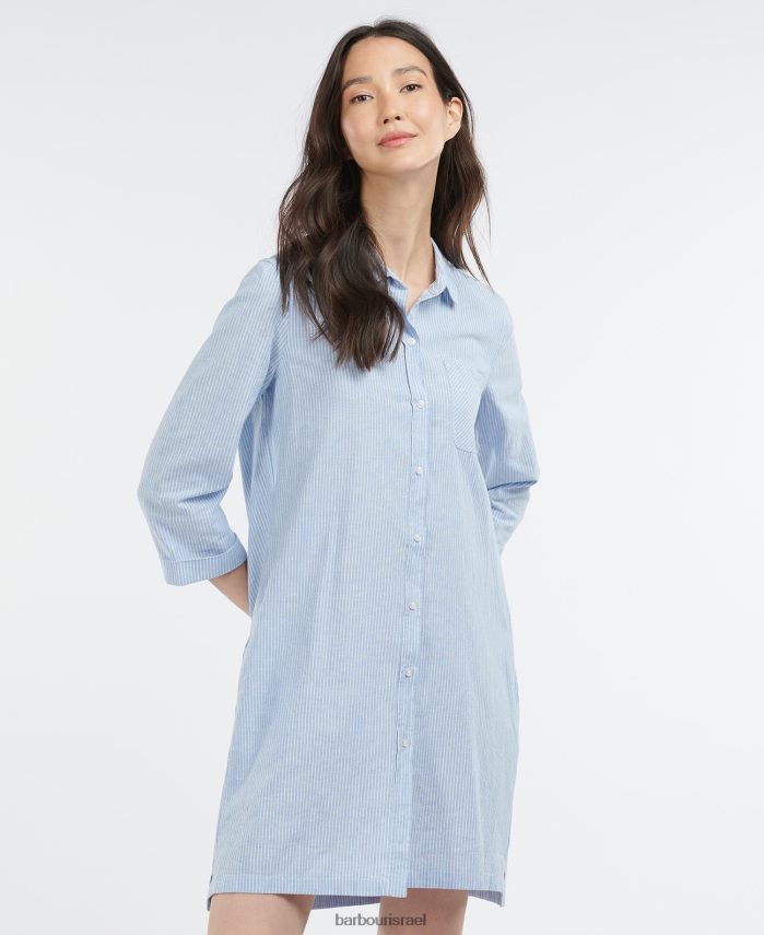 Barbour chambray נשים שמלת seaglow R86Z6X1842 הַלבָּשָׁה