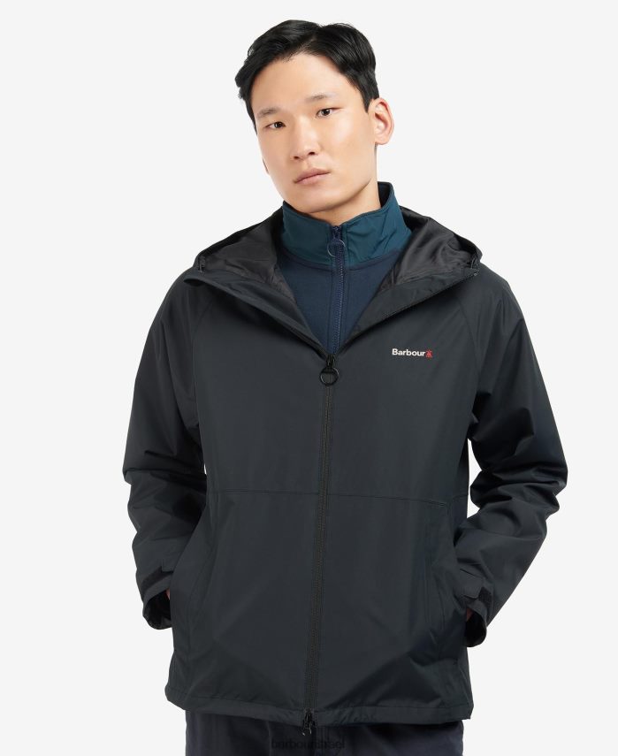 Barbour אֲגַם גברים מעיל עמיד למים של cromar R86Z6X194 הַלבָּשָׁה