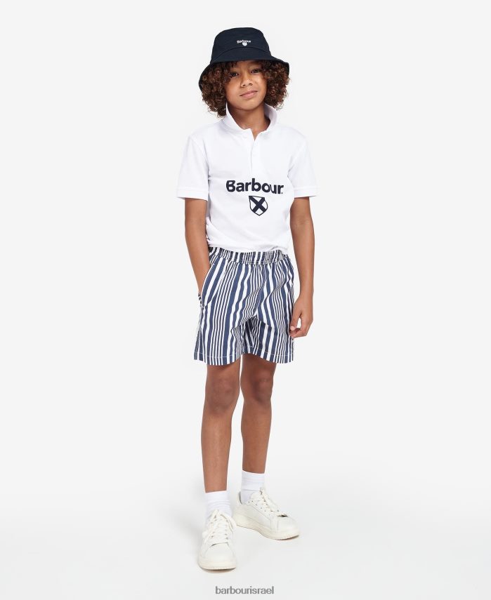 Barbour חיל הים הקלאסי בנים מכנסי ים קצרים של deckham R86Z6X2519 הַלבָּשָׁה