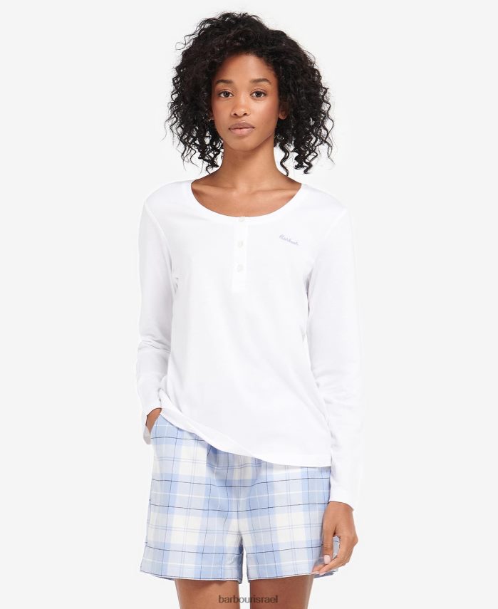 Barbour זה חוואר אפור נשים etta henley pj set R86Z6X2039 הַלבָּשָׁה