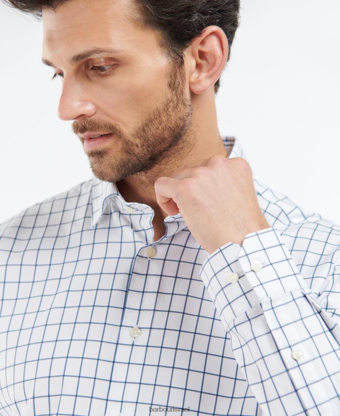 Barbour אמצע זית גברים חולצה אקטיבית קאנטרי של hanstead R86Z6X469 הַלבָּשָׁה