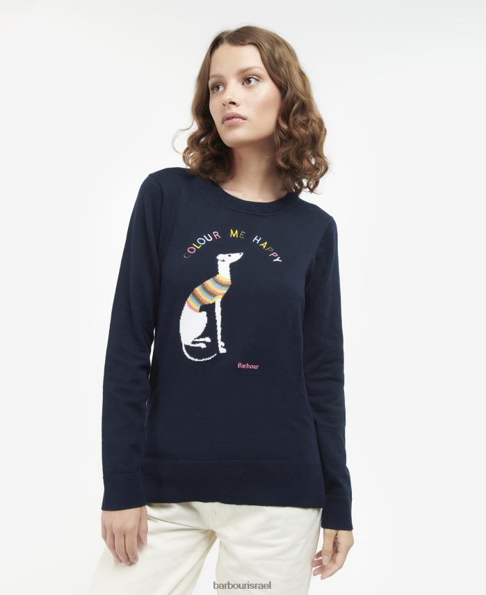 Barbour חיל הים הקלאסי נשים מגשר סרוג של housesteads R86Z6X1969 הַלבָּשָׁה