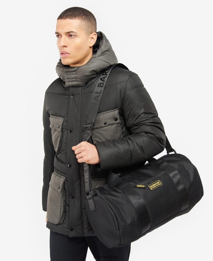 Barbour שָׁחוֹר גברים knockhill holdall R86Z6X2181 אביזרים