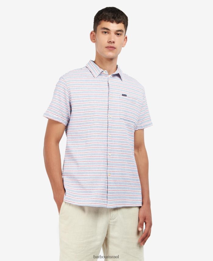 Barbour חיל הים הקלאסי גברים חולצה רגילה של newquay R86Z6X530 הַלבָּשָׁה