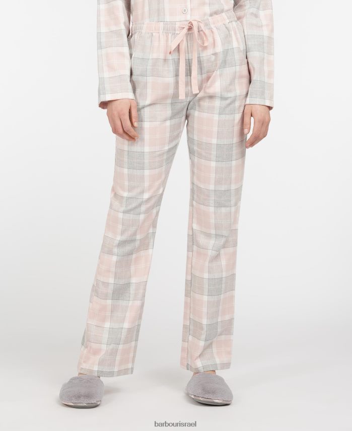 Barbour טרטן ורוד נשים מכנסי ננסי pj R86Z6X2036 הַלבָּשָׁה