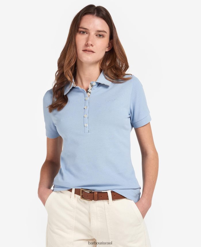 Barbour טרטן ורוד/אינדיגו נשים portsdown העליון R86Z6X1758 הַלבָּשָׁה