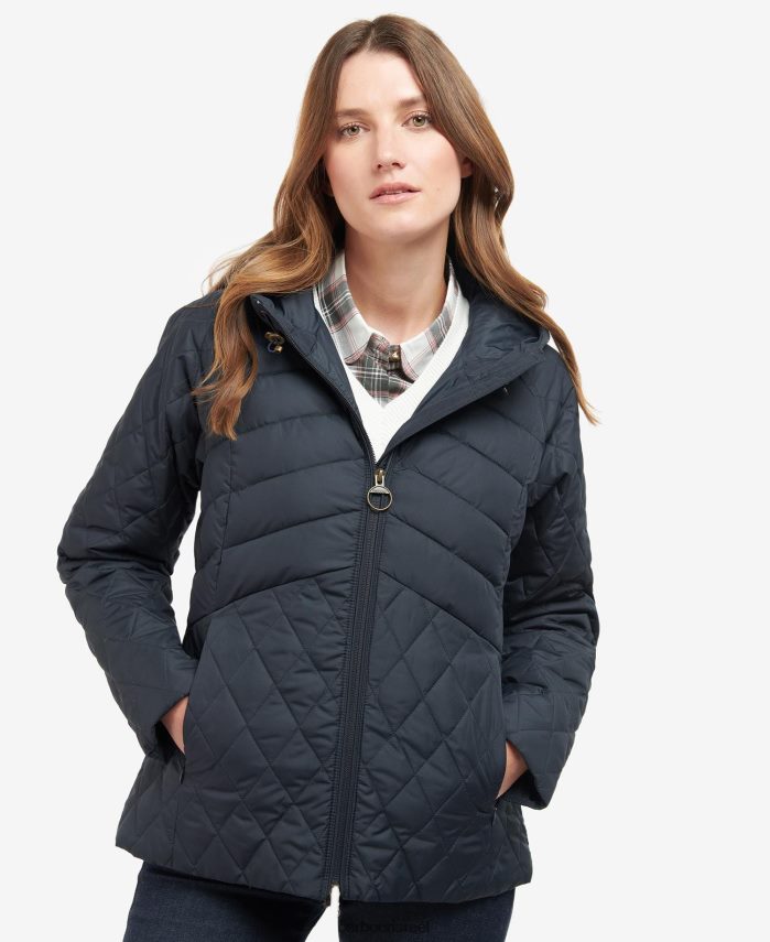 Barbour זית נשים ז'קט מרופד של regia R86Z6X1507 הַלבָּשָׁה