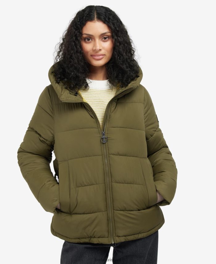 Barbour צי כהה נשים ז'קט קווילט של saunton R86Z6X1518 הַלבָּשָׁה