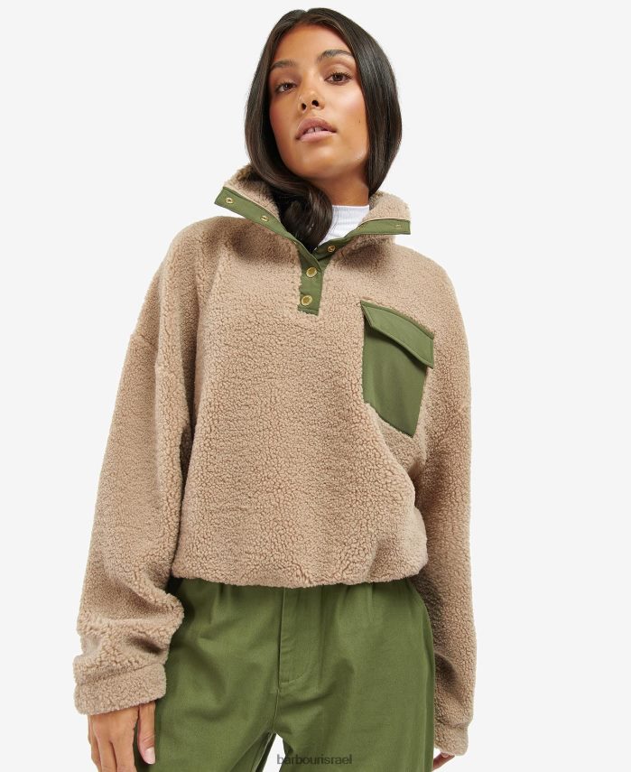 Barbour טִבעִי נשים צמר vetel R86Z6X2019 הַלבָּשָׁה